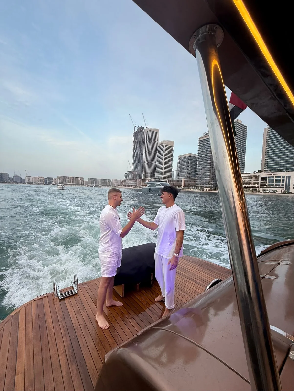 Nejc Dobrila and Jan Barbarič in Dubai