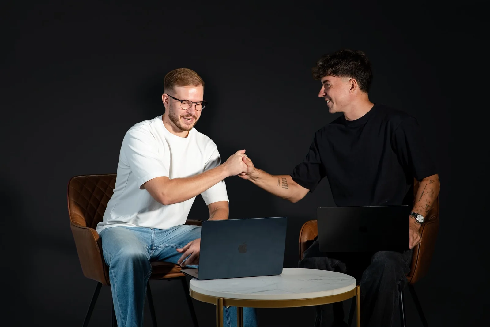 Nejc Dobrila and Jan Barbarič, co-founders of Website Gorillas