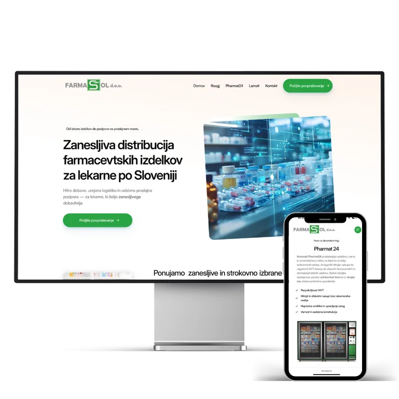 Farmasol website by Website Gorillas