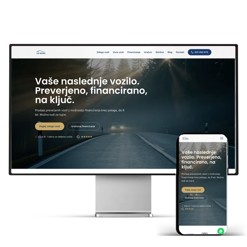 UK Mobil website by Website Gorillas